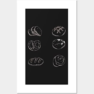 bakery items STICKER PACK Posters and Art